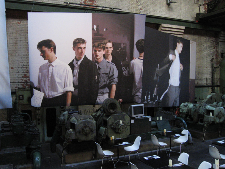 Free and Framed by Thomas Zanon-Larcher, 2006, installation view at Wapping Hydraulic Power Station.