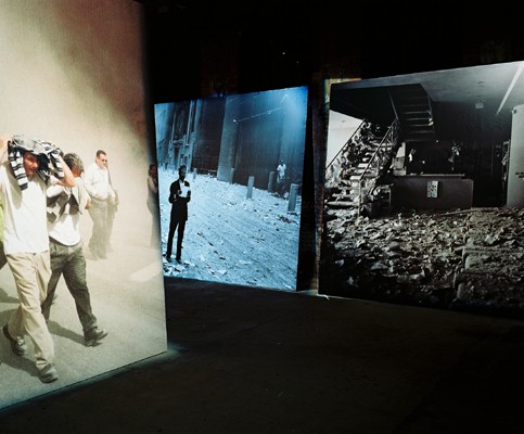 NYC, 2002, installation view at Wapping Hydraulic Power Station. Image by Stephen Morgan. 